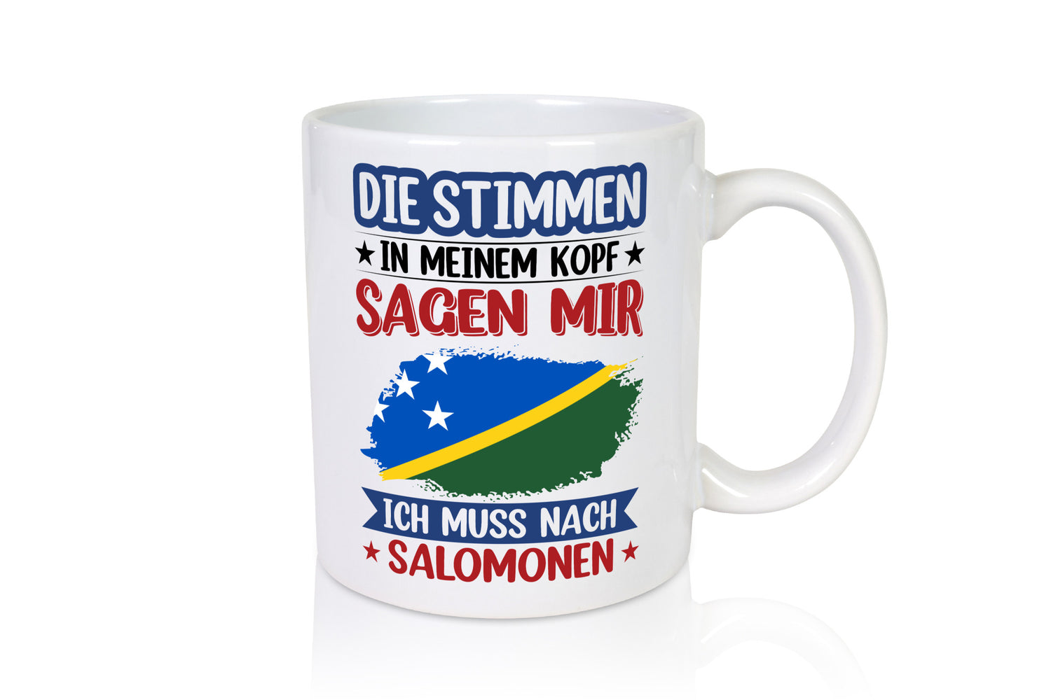 Salomonen | Urlaub Stimmen in meinem Kopf Traumland v2 Humor Geschenkidee Tasse