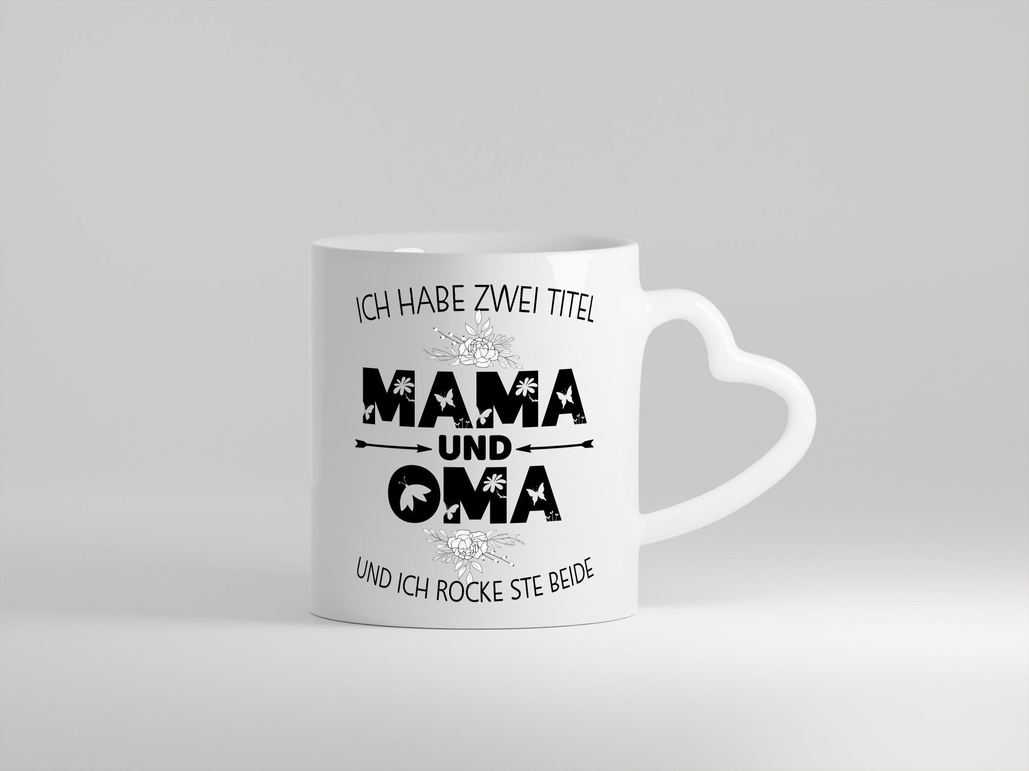 Ich hab zwei Titel mama und Oma | großmutter lustiger Spruch Geschenk Familie