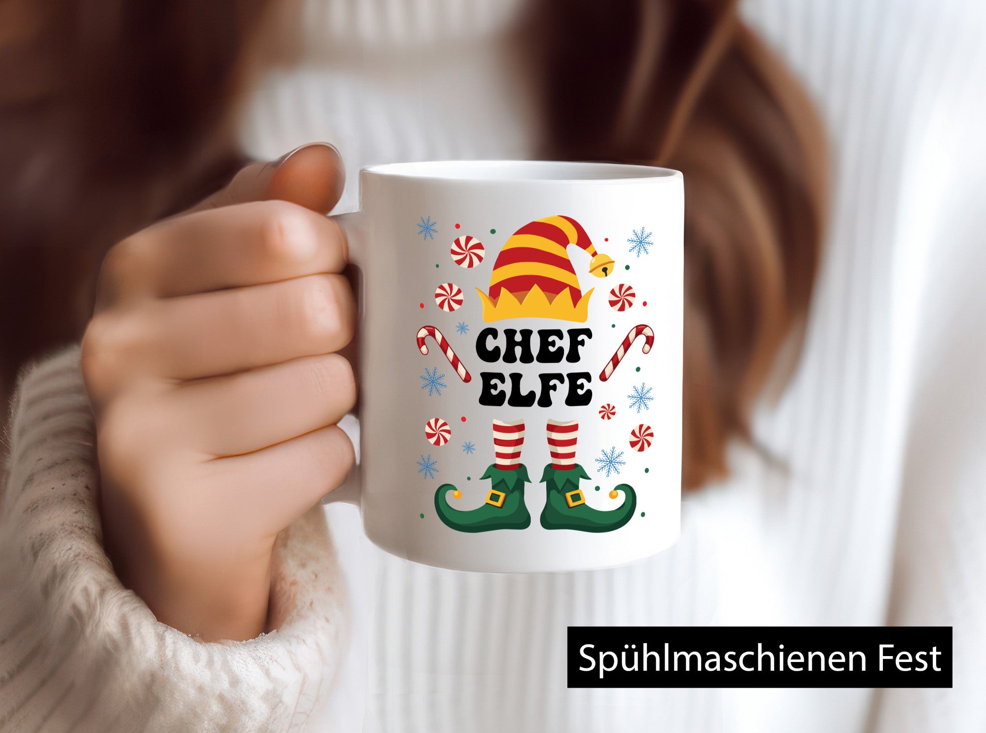 Chef Elfe | Weihnachten Weihnachts v2 lustiger Spruch Geschenk Arbeit Kollegen