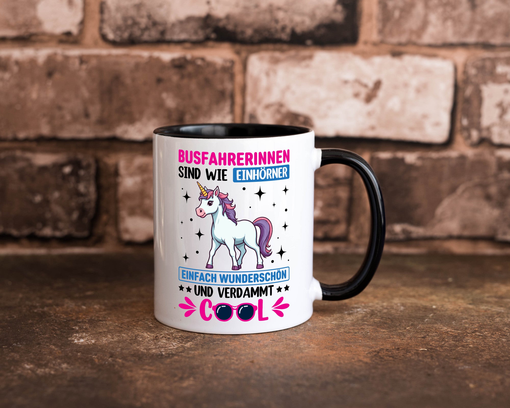 Bussfahrerinen sind wie einhorner | Einhorn Bussfahrerin Geschenkidee Humor