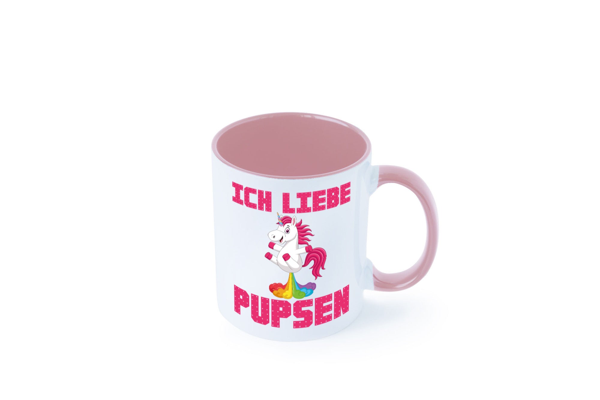 Ich liebe pupsen | Einhorn Pups lustiger Spruch Humor Geschenkidee Tasse