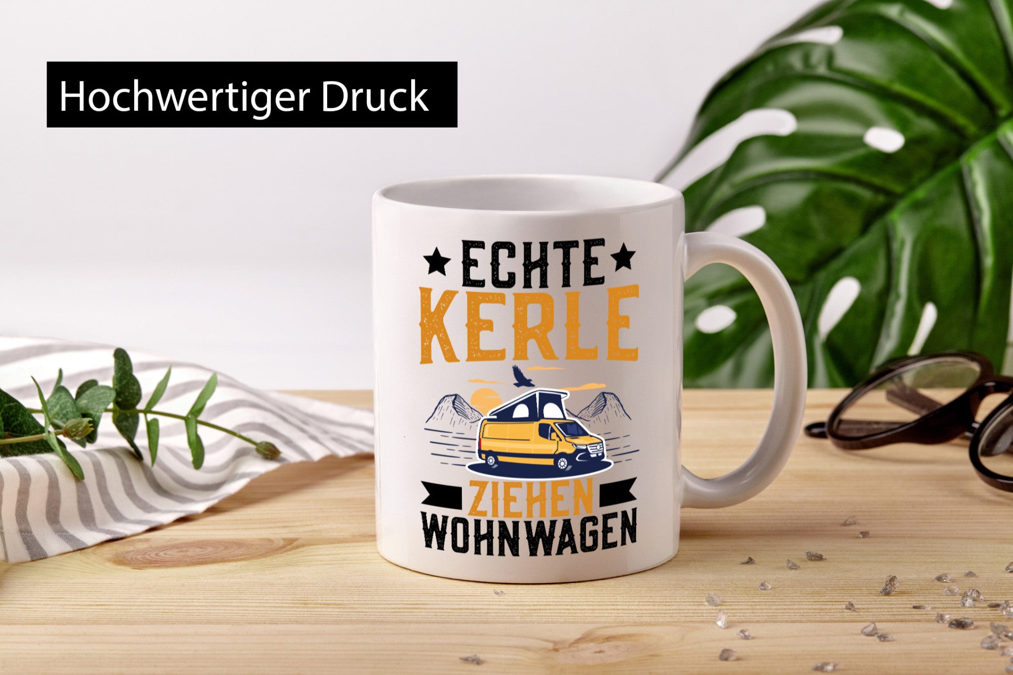 Echte Kerle ziehen Wohnwagen | Camper Camping lustiger Spruch Geschenk Humor