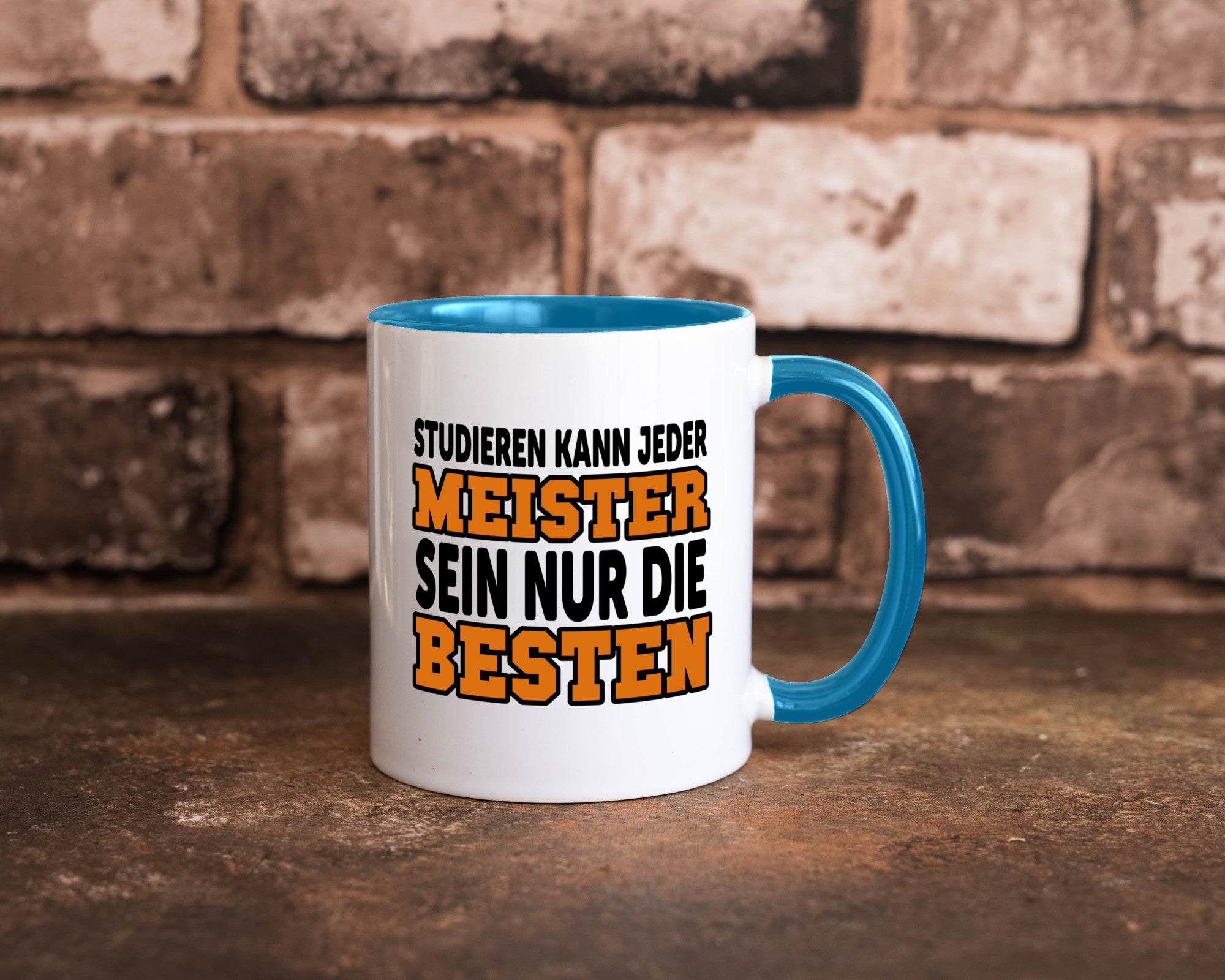 Meister | Handwerker Meisterprüfung Berufsabschluss Humor Arbeit Kollegen Büro