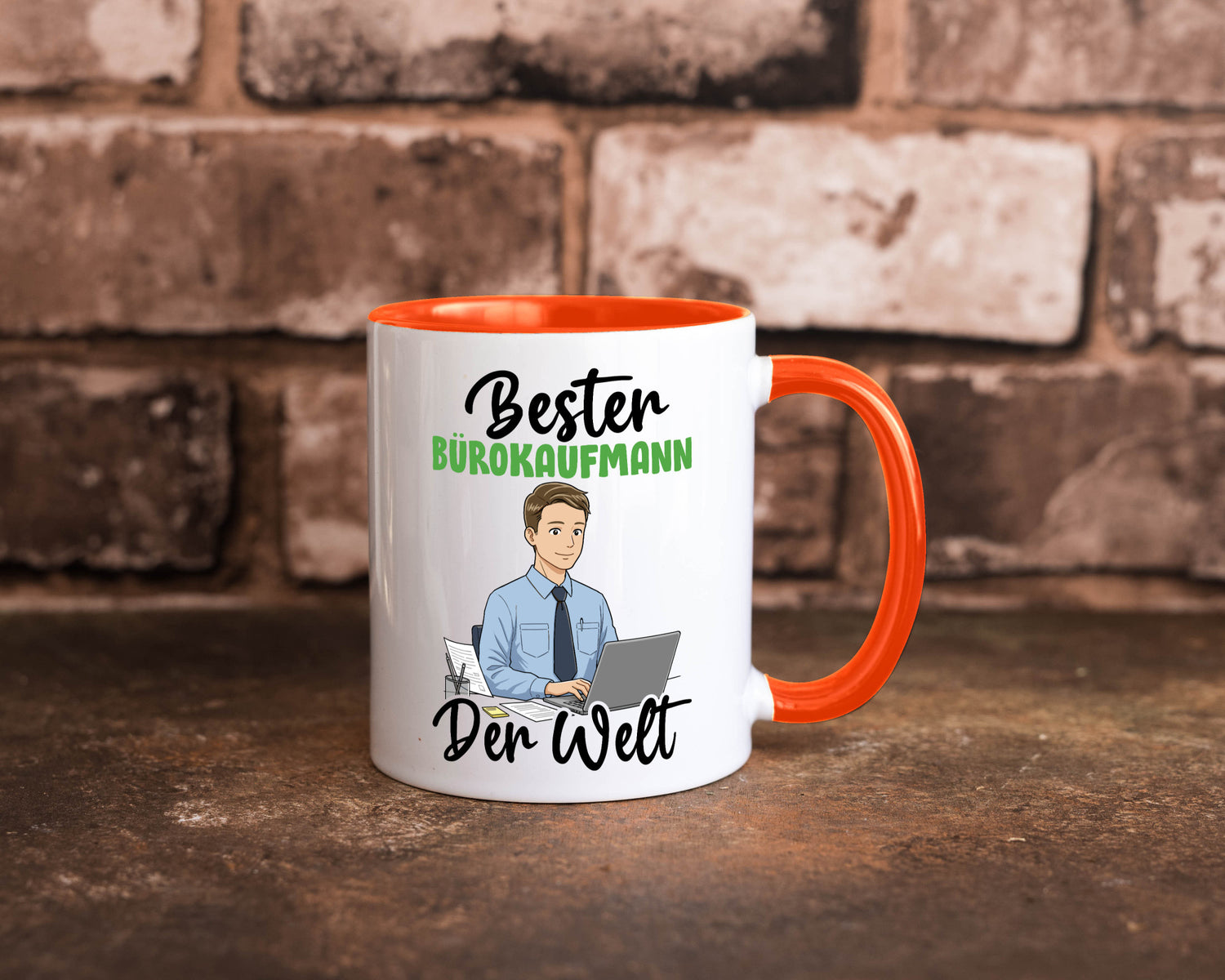Bester Bürokaufmann | Kaufmann v2 lustig Arbeit Kollegen Büro Geschenk Tasse