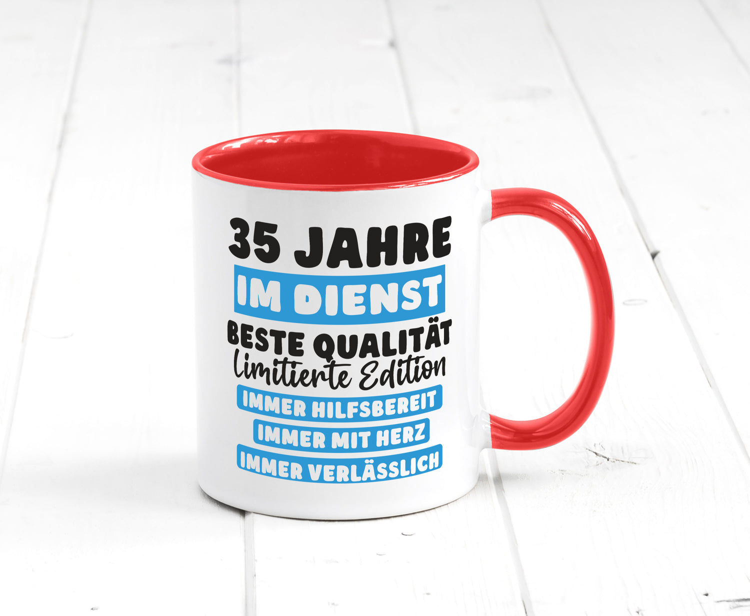 35 Jahre im Dienst | Jubiläum Arbeit v6 lustiger Spruch Geschenk Kollegen Büro