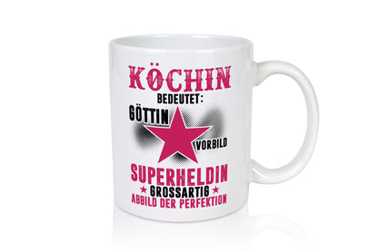Bedeutung von Köchin | Chefköchin Chefkoch lustiger Spruch Geschenk Arbeit