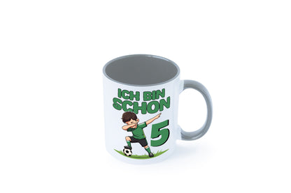 5. Geburtstag | 5 Jahre Fußballer lustiger Spruch Geschenk Geschenkidee Tasse