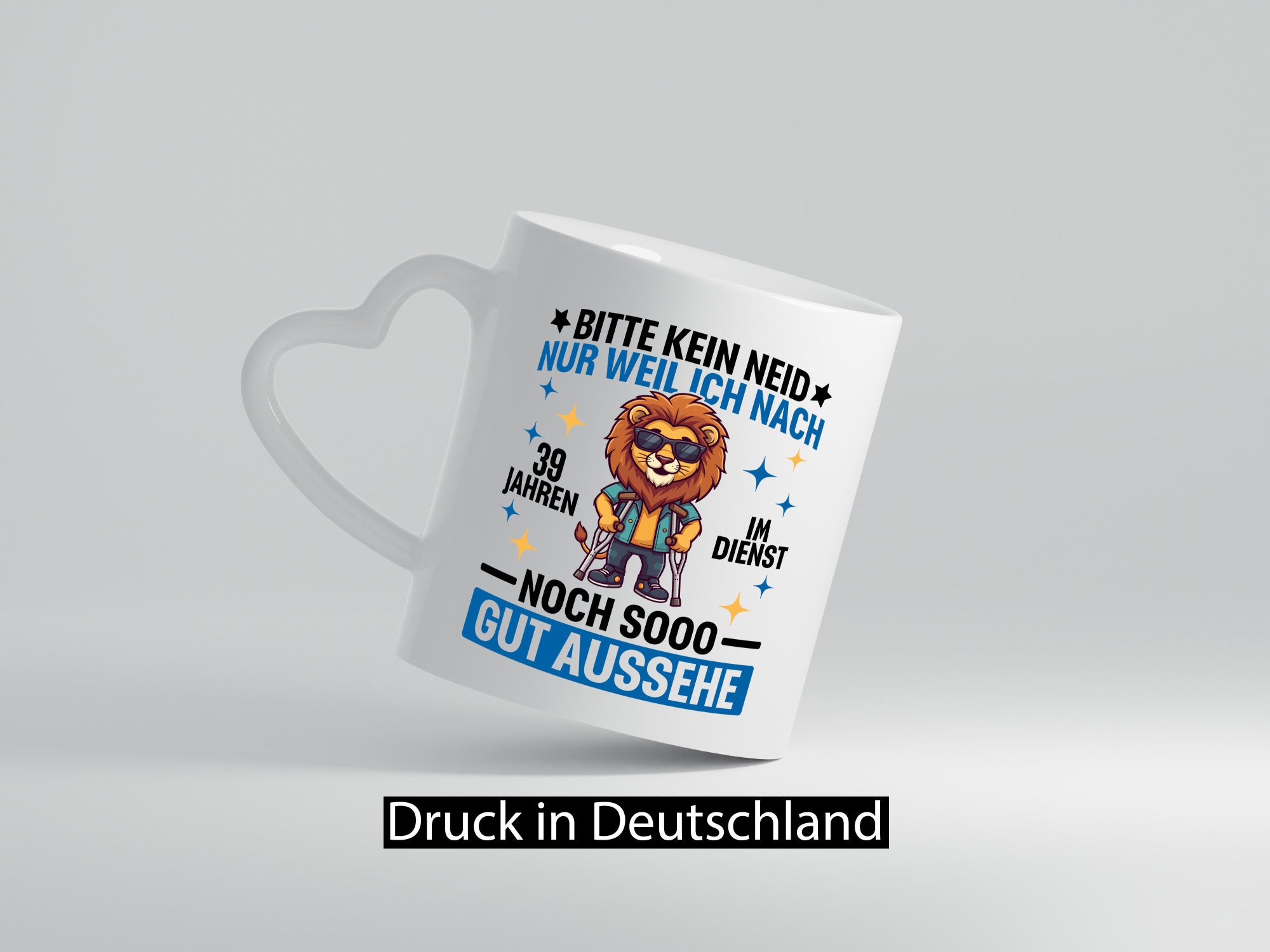 39 Jahre im Dienst | Arbeitsjubiläum Arbeit Humor Kollegen Büro Geschenkidee