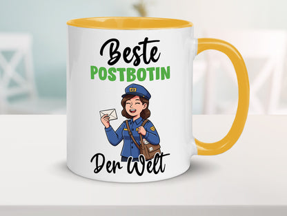 Beste Postbotin | Beruf Post Briefträger v2 lustig Arbeit Kollegen Büro
