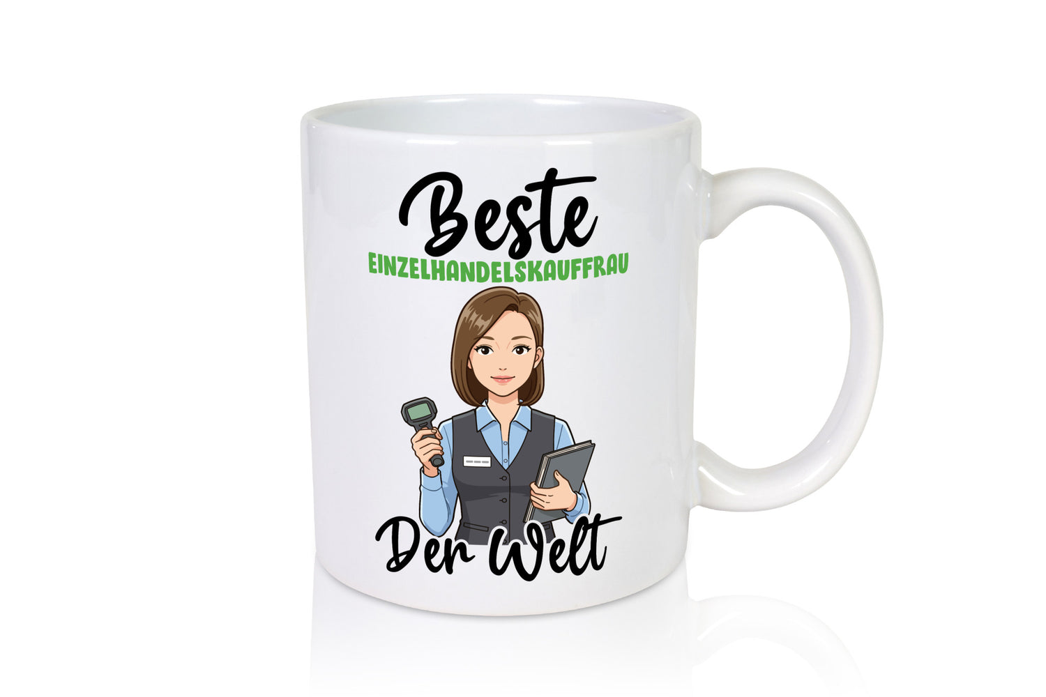 Beste Einzelhandelskauffrau | Einzelhandel v2 Geschenkidee Humor Tasse
