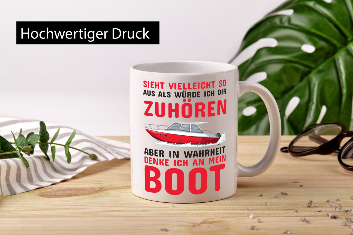 Bootbesitzer | Kapitän Tasse mein Boot lustig Humor Geschenkidee Geschenk