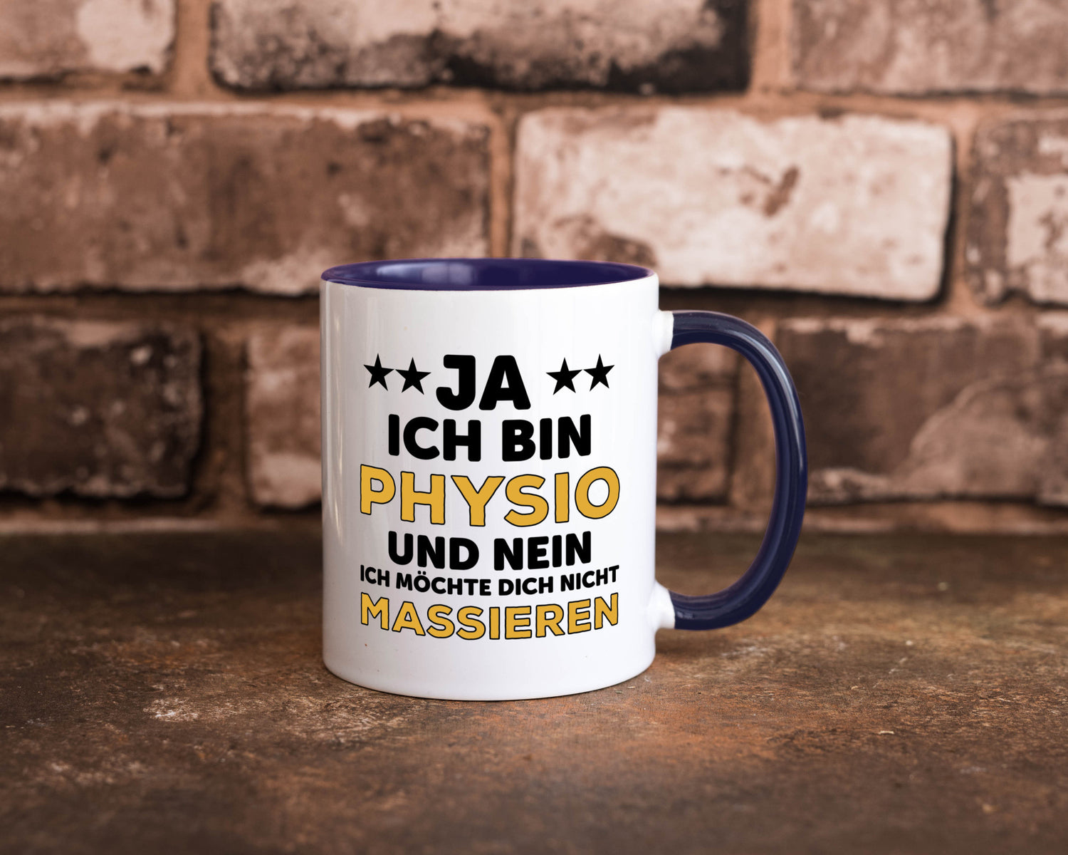 Ich bin Physio | lustige Spruch Tasse Physiotherapeut Geschenkidee Humor