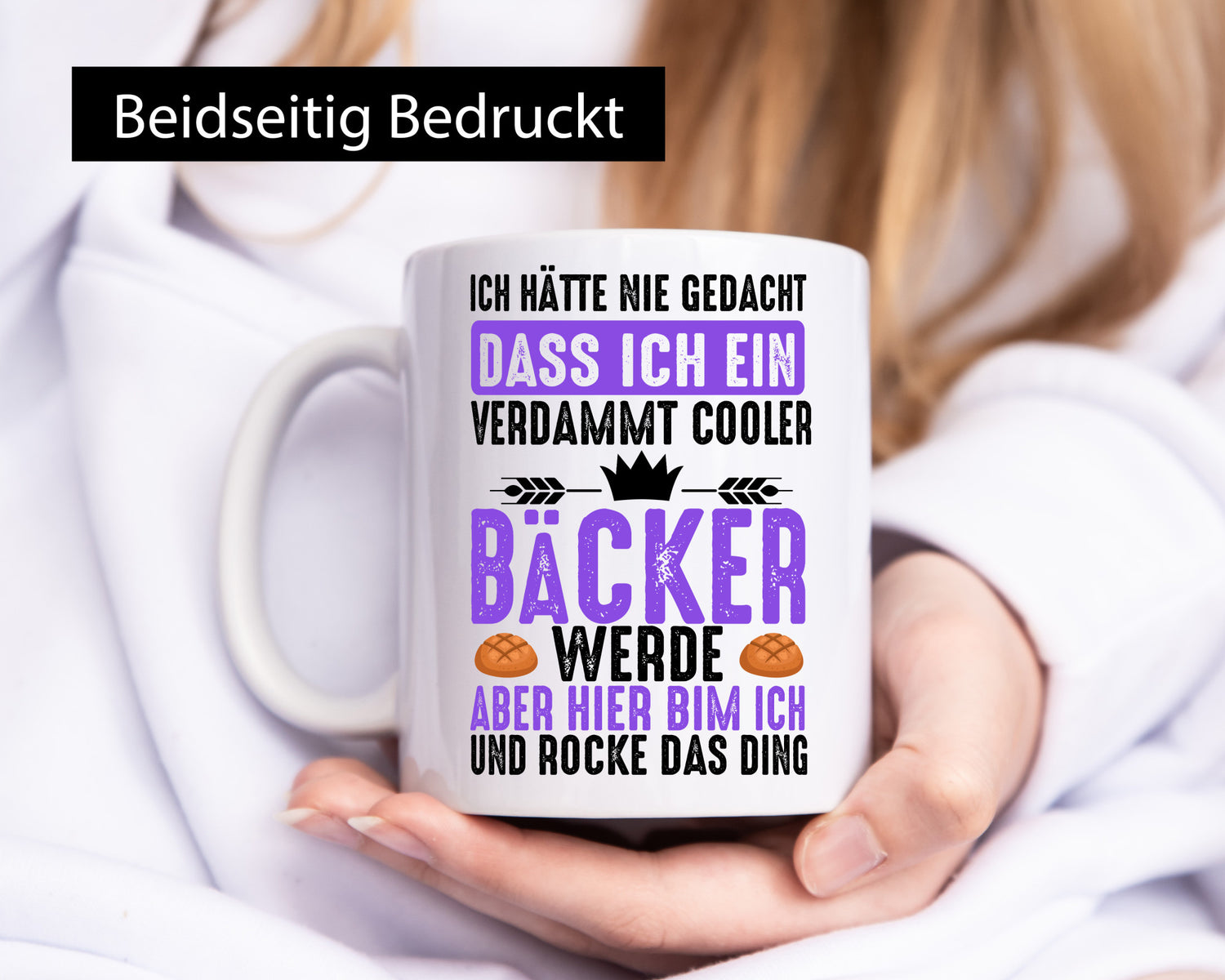 Das ich ein Cooler Bäcker werde aber hier bin Humor Geschenkidee Tasse
