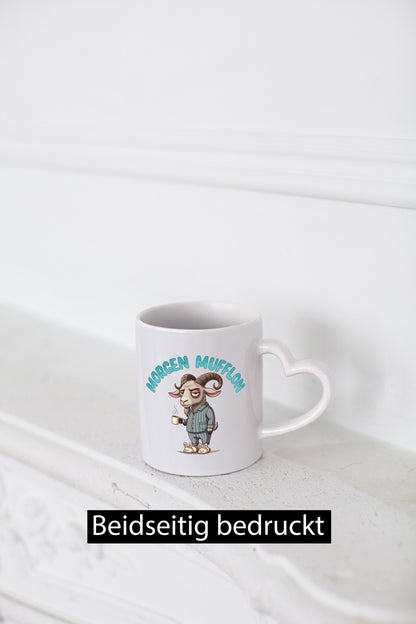 Morgen Mufflon | Morgenmuffe v2 lustig Humor Geschenkidee Geschenk Tasse