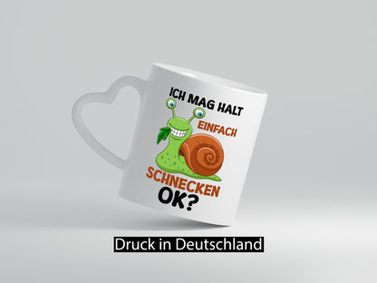 Ich mag halt einfach schnecken | Schnecke Geschenk Humor Geschenkidee lustiger