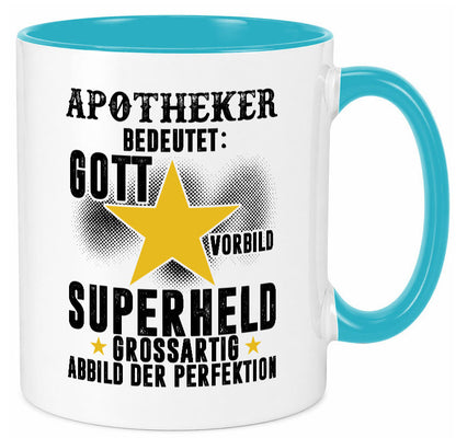 Bedeutung von Apotheker | Apotheke Pharmazie Humor Geschenkidee Tasse