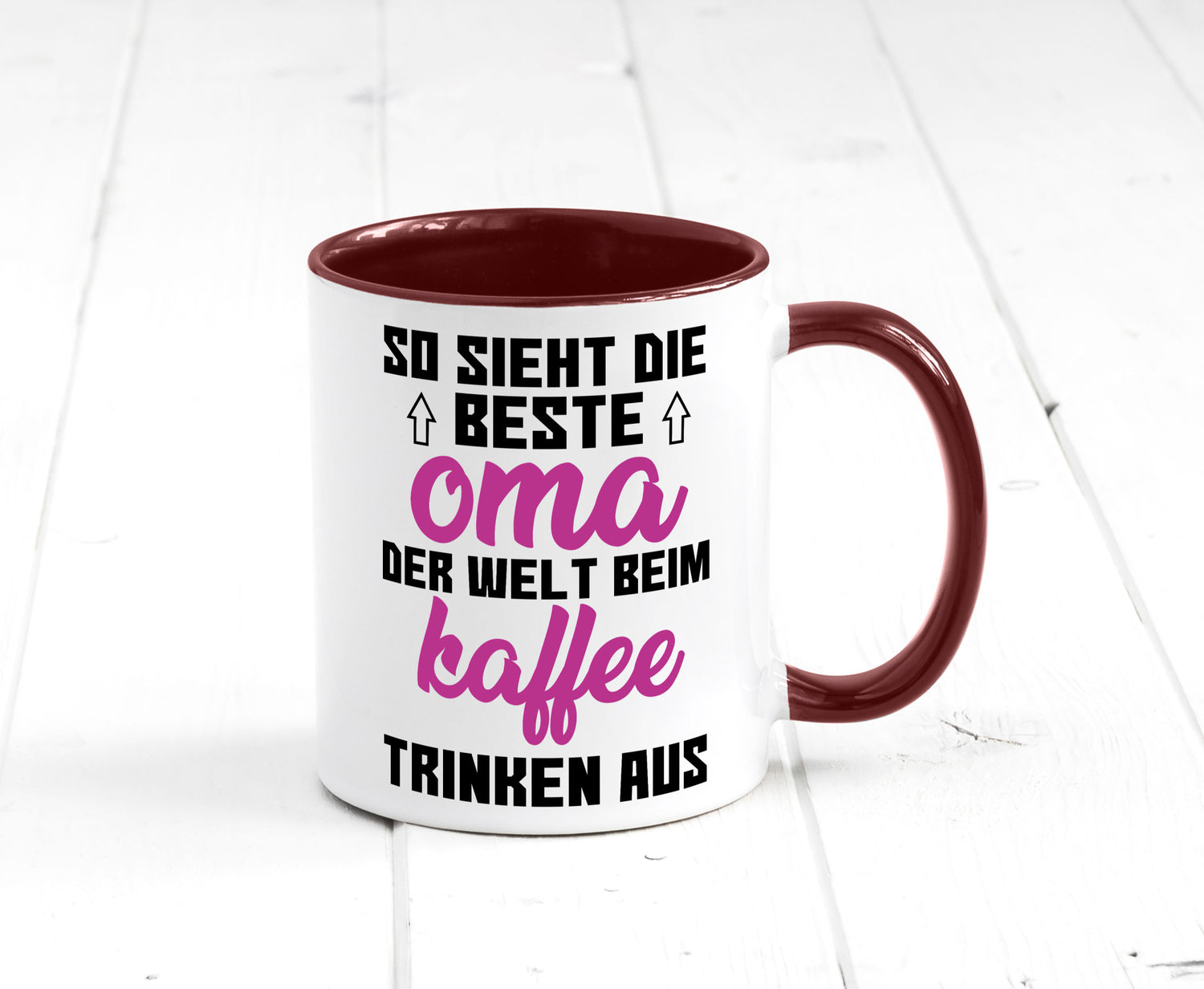 Beste Oma der Welt | Großmutter Tasse lustiger Spruch Geschenk Familie