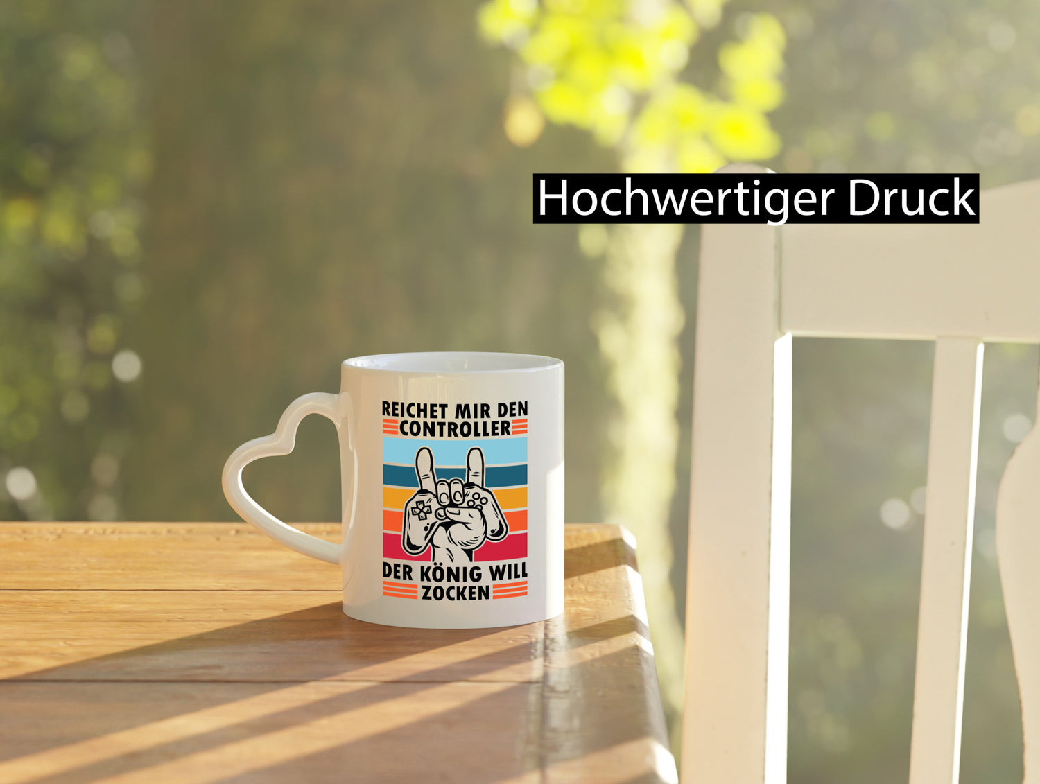 Controller | König will zocken Hand mit lustiger Spruch Geschenk Humor
