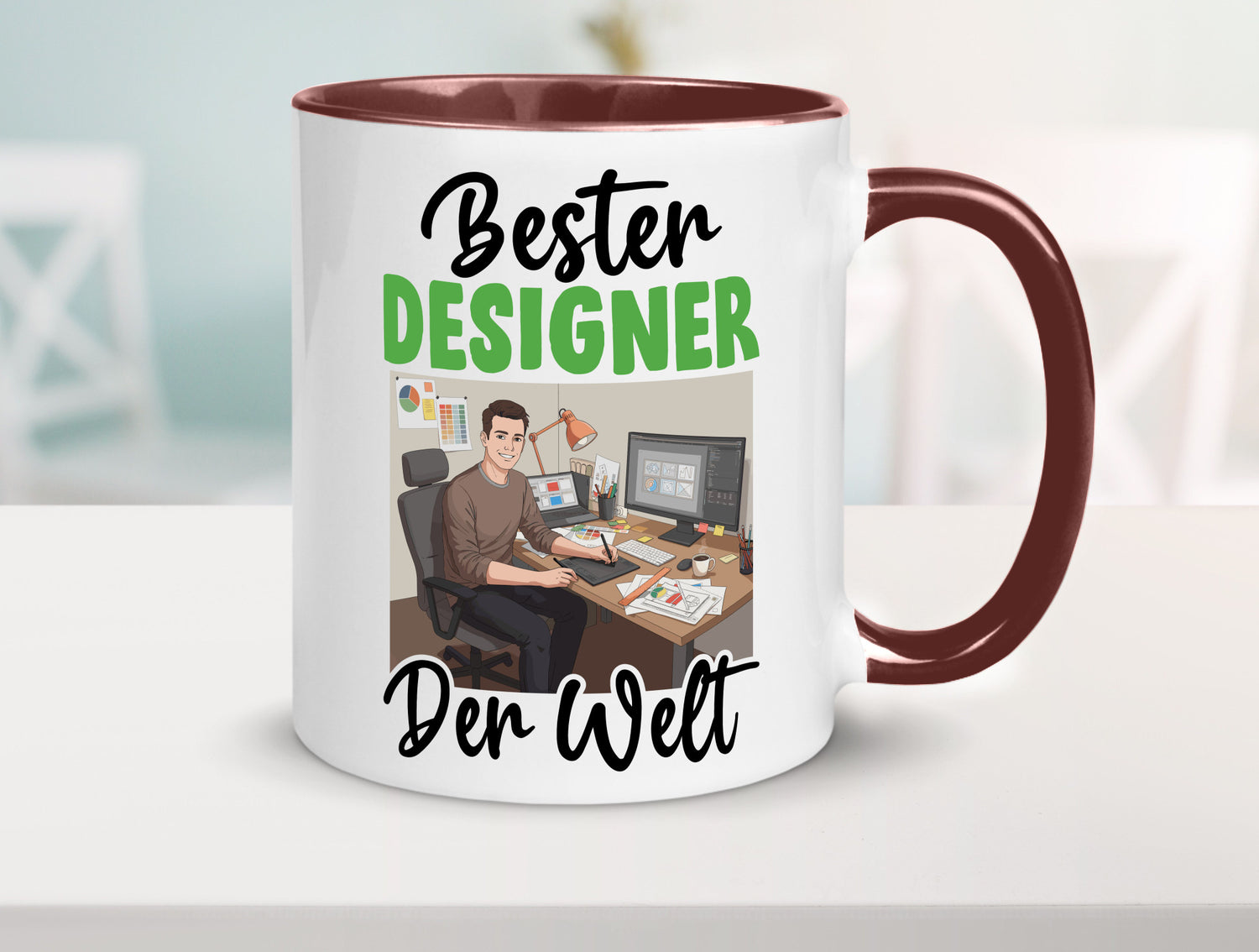 Bester Designer Beruf | Mode v2 lustiger Spruch Geschenk Arbeit Kollegen Büro
