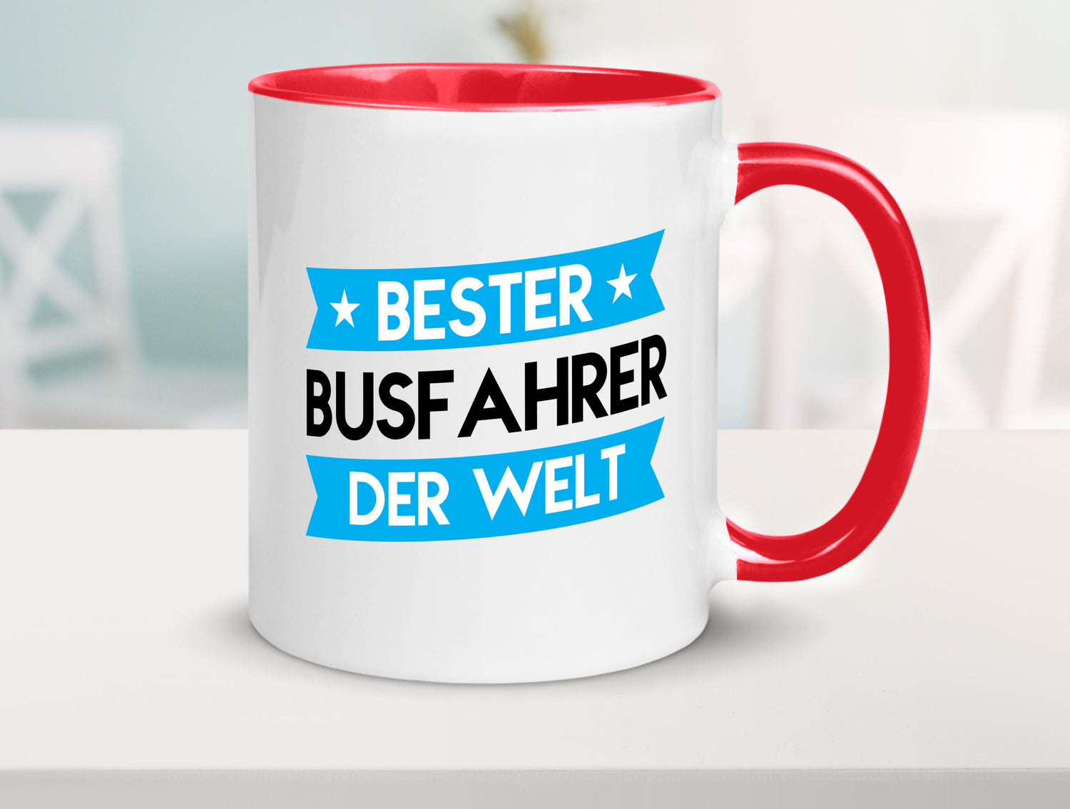 Bester Busfahrer | Berufsfahrer Fahrer v2 Geschenkidee Arbeit Kollegen Büro