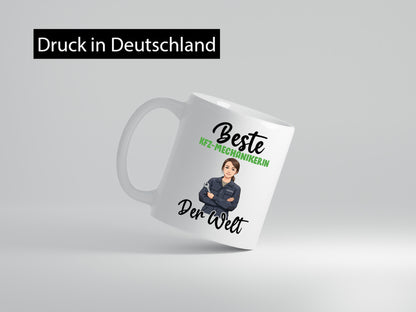 Beste KFZ-Mechanikerin | Mechaniker KFZ v2 Humor Geschenkidee Tasse
