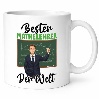 Bester Mathelehrer | Lehrer Mathe v2 lustiger Spruch Geschenk Humor