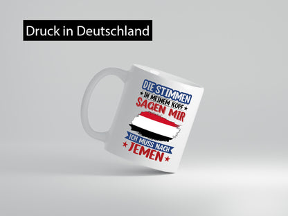 Jemen | Urlaub Stimmen in meinem Kopf Traumland Geschenk Humor Geschenkidee
