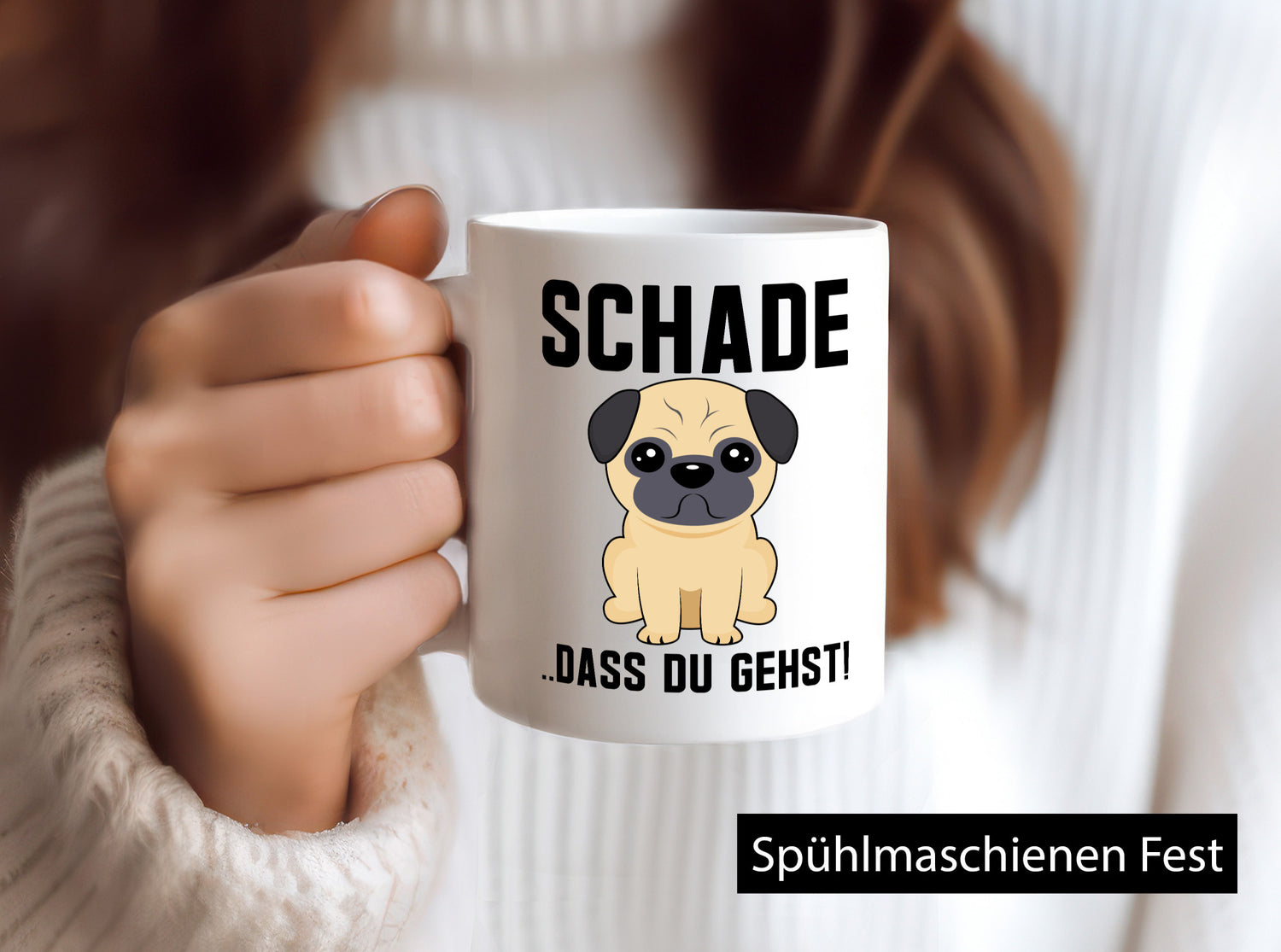 Schade das du gehst | Traurig Trauriger Hund Geschenk Tierliebhaber Humor