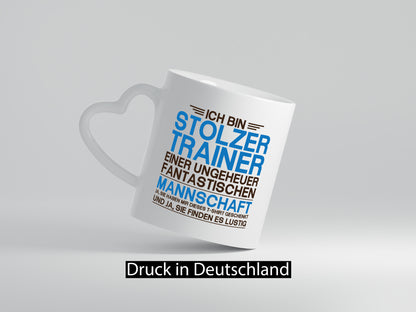 Stolzer Trainer einer fantastischen Mannschaft | Striche Geschenkidee Humor