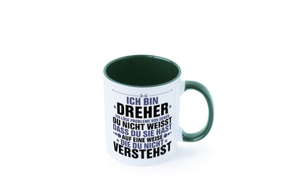 Löse Probleme: Dreher | Fräser lustiger Spruch Geschenk Humor Geschenkidee Tasse