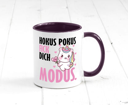 Hokus Pokus lustiger Spruch Geschenk Humor Geschenkidee Tasse