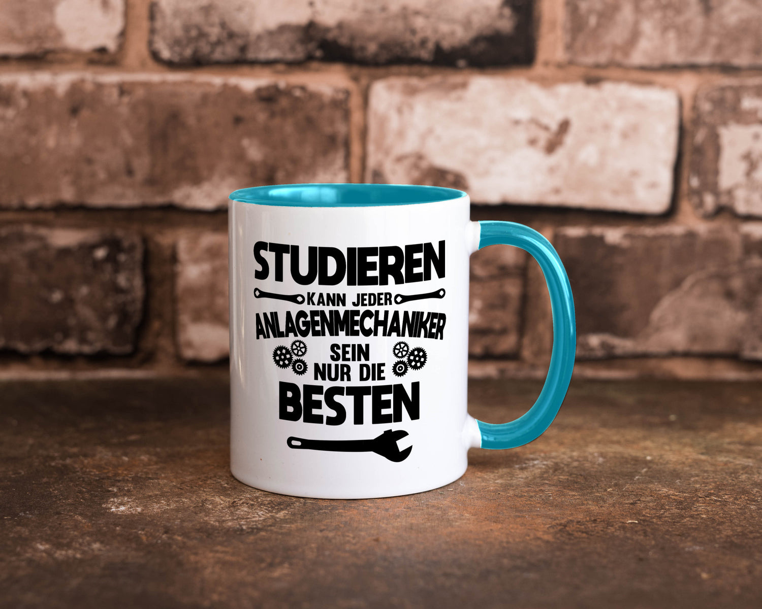 Nur die besten werden Anlagenmechaniker Humor Geschenkidee Tasse