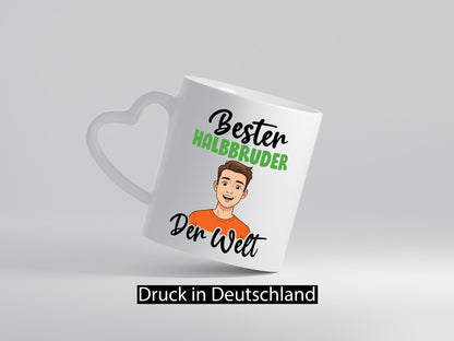 Bester Halb Bruder | Stiefvater Humor Familie Geschenkidee Tasse