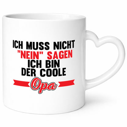Der Coole Opa | Großvater Enkel Beste Humor Familie Geschenkidee Tasse