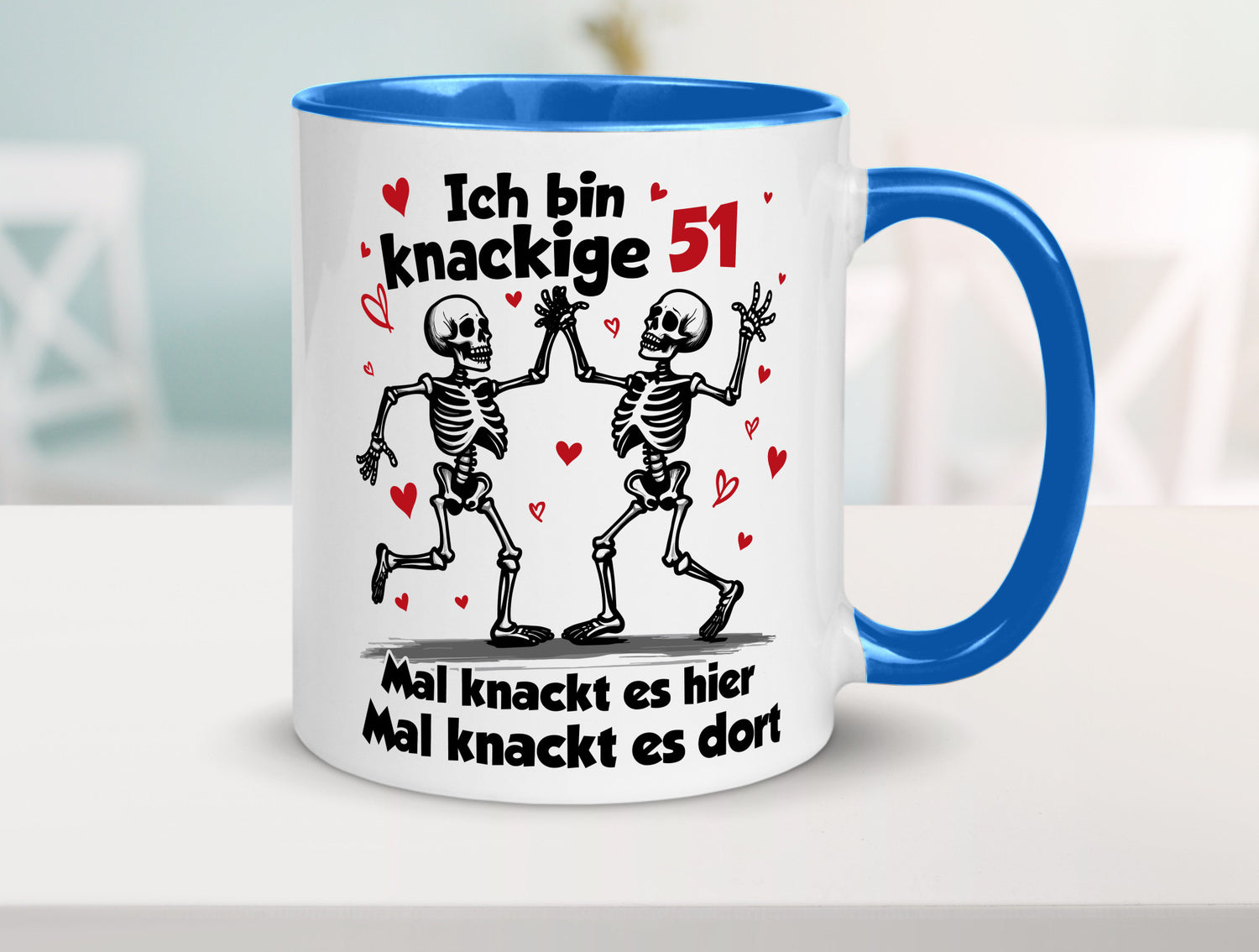 51. Geburtstag | Knackige 51 Ich bin alt v2 Humor Geschenkidee Tasse