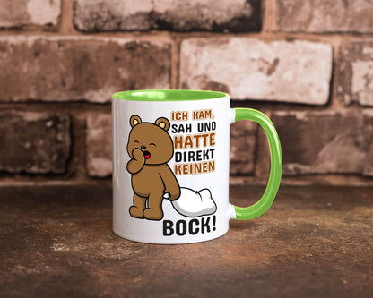 Direkt keinen Bock! | Büro Faultier Morgenmuffel Geschenk Arbeit Kollegen