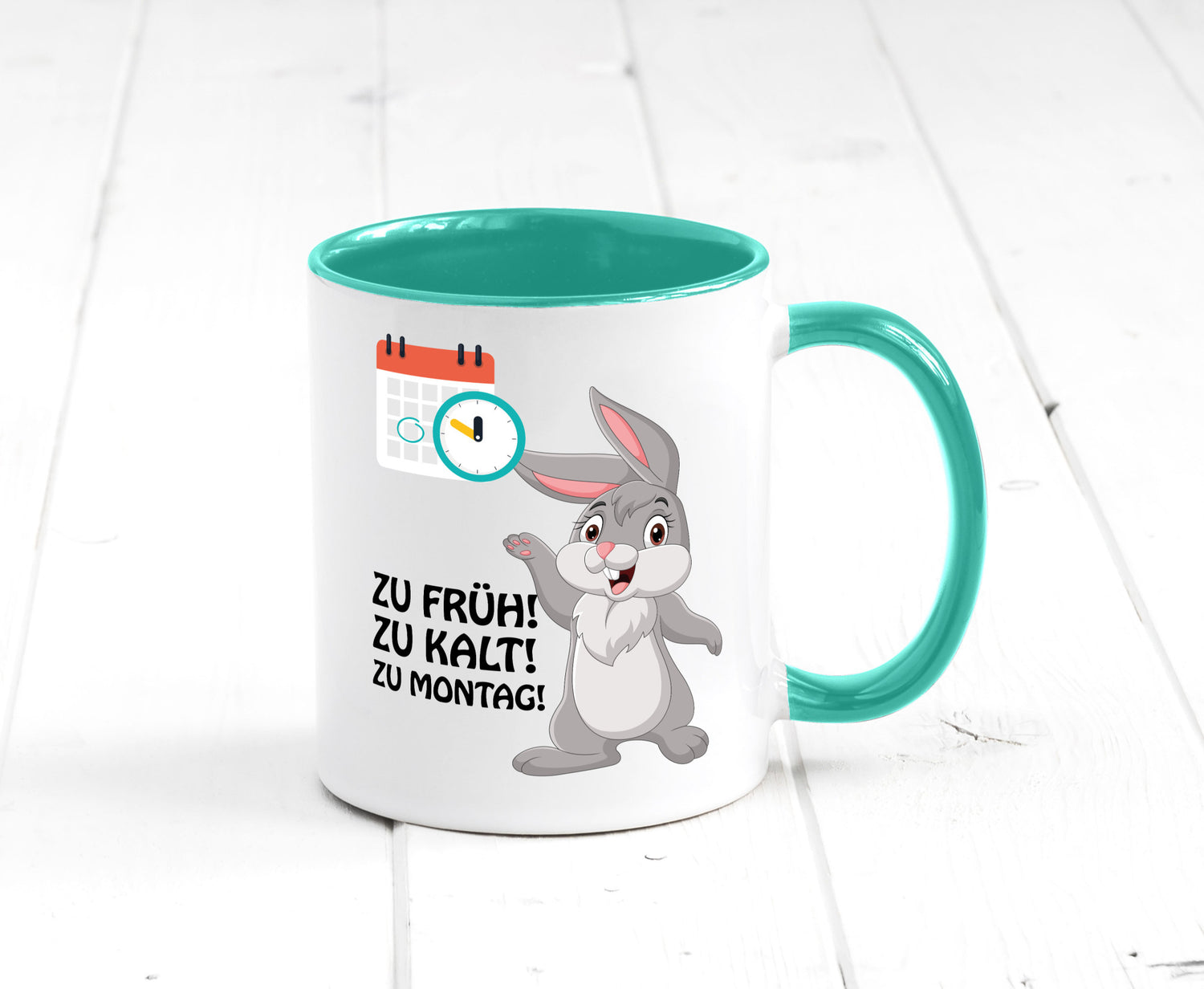 Kalter Montag Geschenkidee Humor Tasse