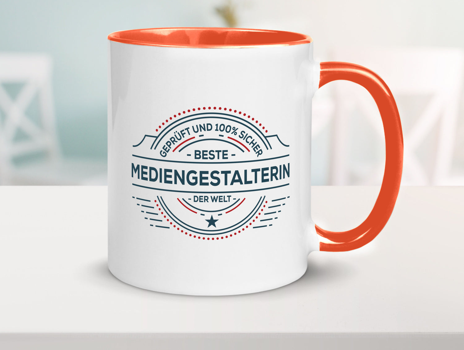 Geprüft und sicher: Mediengestalterin | Medien lustiger Spruch Geschenk Humor