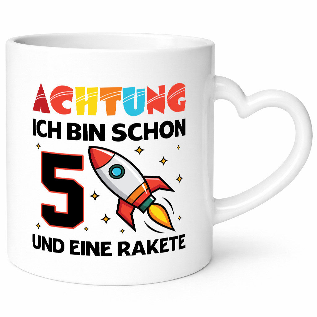 5. Geburtstag | Rakete Weltraum 5 Jahre Galaxy lustig Geschenkidee Geschenk