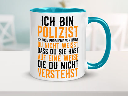 Ich bin Polizist | Polizei Beruf Job lustiger Spruch Geschenk Arbeit Kollegen