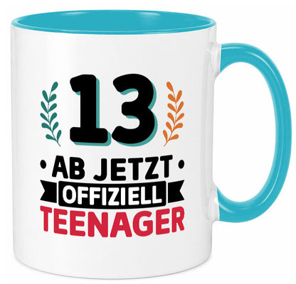 13. Geburtstag | Mädchen Tasse Teenager Spruch vl7 lustiger Geschenk