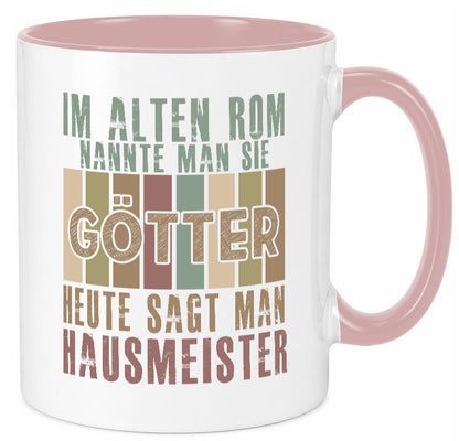 Heute sagt man: Hausmeister | Hauswart lustiger Spruch Geschenk Humor Tasse