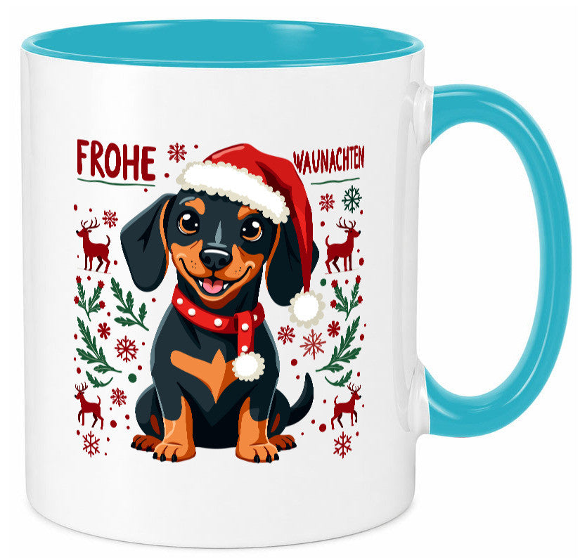 Frohe Waunachten | Ugly Christmas Weihnachtshund v2 Humor Tierliebhaber