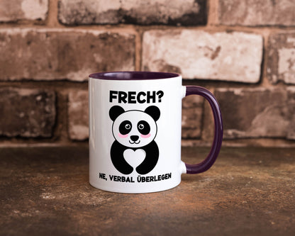Frech | Verbal überlegen süßer Pandabär kecker Spruch lustiger Geschenk Humor