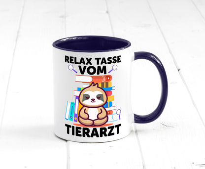 Relax Tasse: Tierarzt | Tiermedizin Mediziner Geschenkidee Tierliebhaber Humor