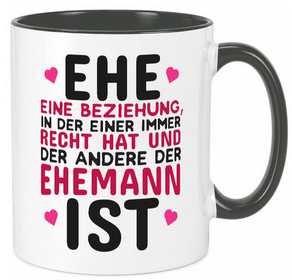 Ehepaar Spruch | Beziehung Tasse Ehemann Geschenk Humor Geschenkidee lustiger