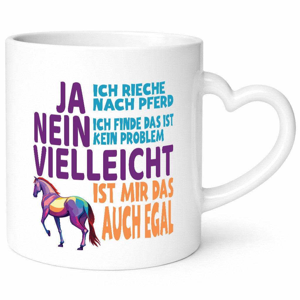 Ja ich Rieche nach Pferd | Reiten Pferdestall lustiger Spruch Geschenk Humor