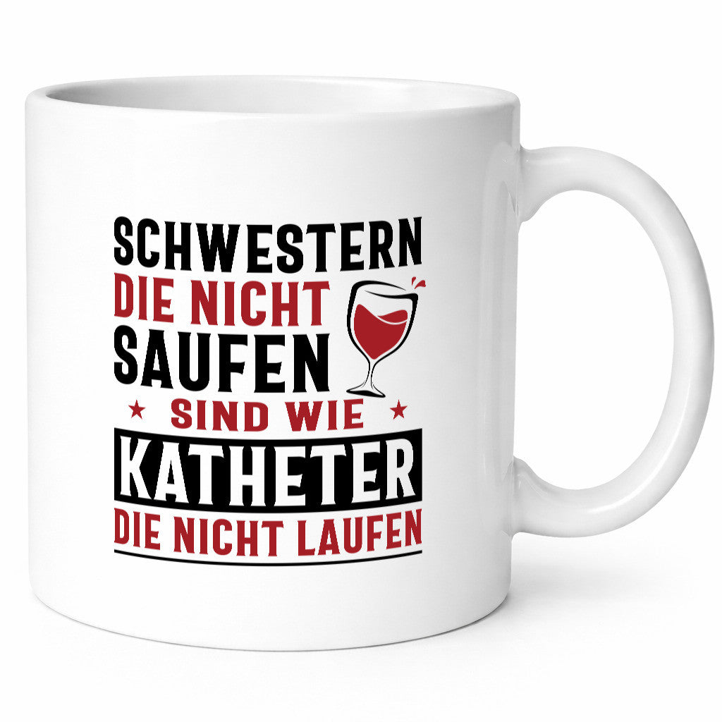 Schwestern die nicht saufen | Glas Sterne Geschenk Humor Geschenkidee lustiger
