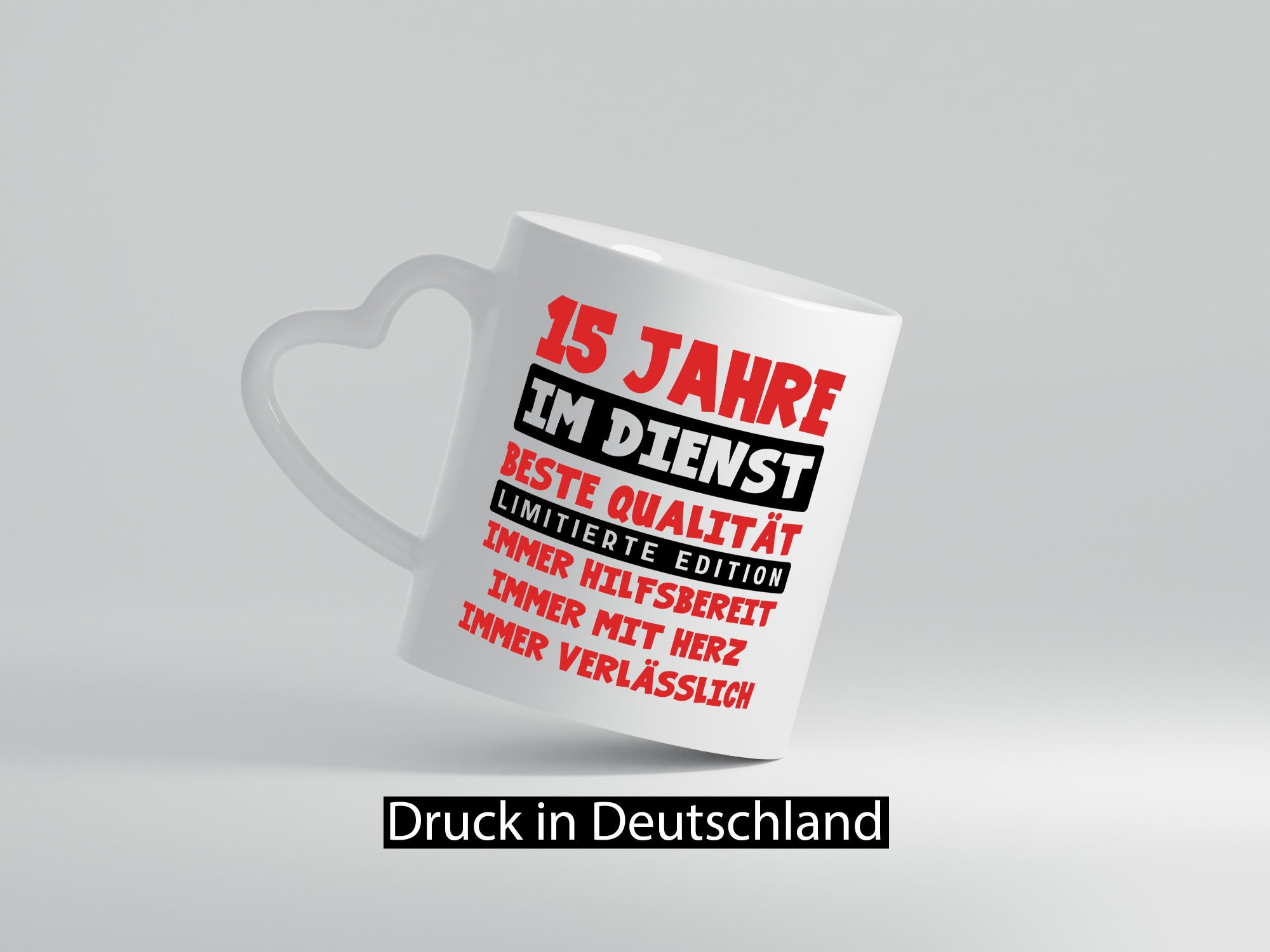 15 Jahre im Dienst | Jubiläum Arbeit v9 Geschenk Kollegen Büro lustiger Spruch