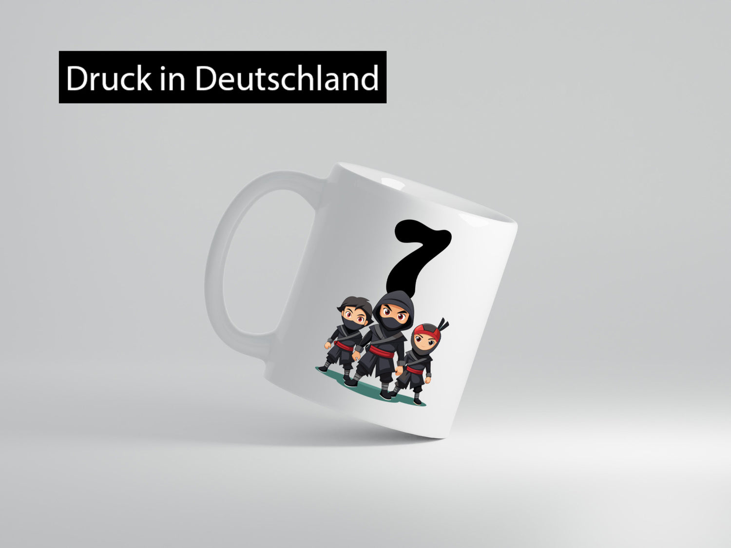 7. Geburtstag | 7 Jahre Ninja Geschenkidee Humor Tasse